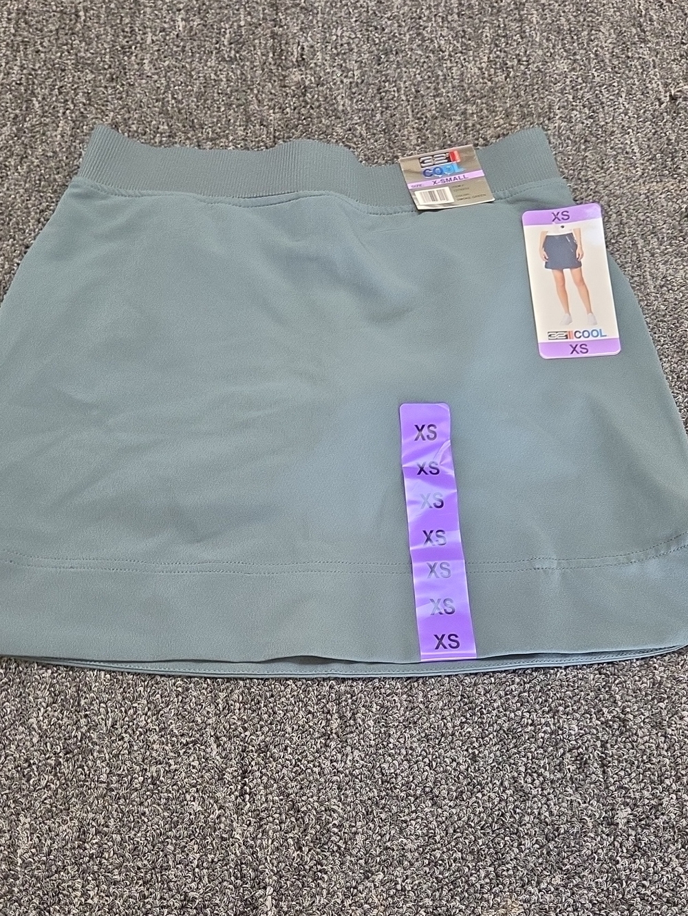 (#4C) Women's Performance Mini Skort in Sage Green